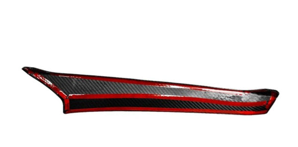 C8 Corvette Carbon Fiber Upper Right Center Console Trim - Black or Red