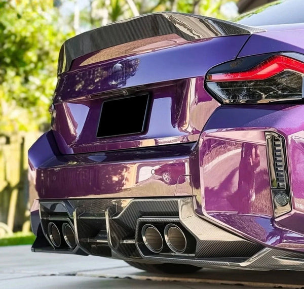 G87 Dry Carbon Fiber V Style High Kick Trunk Spoiler