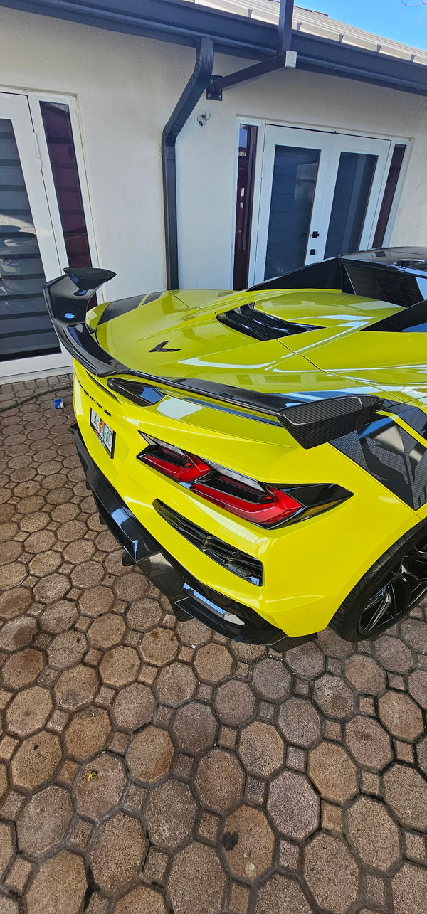 2023-2026 C8 Corvette Z06/E-Ray Z07 Rear Spoiler Carbon Fiber 1pc