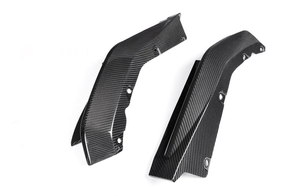 G8X Dry Carbon Fiber Rear OEM Style Replacement Bumper Splitters