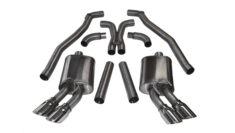 Sport / Cat-Back 4.0 in Twin Tips | 2012-15 Camaro ZL1 Coupe, 2010-15 SS 1LE (14971 / 14971BLK)