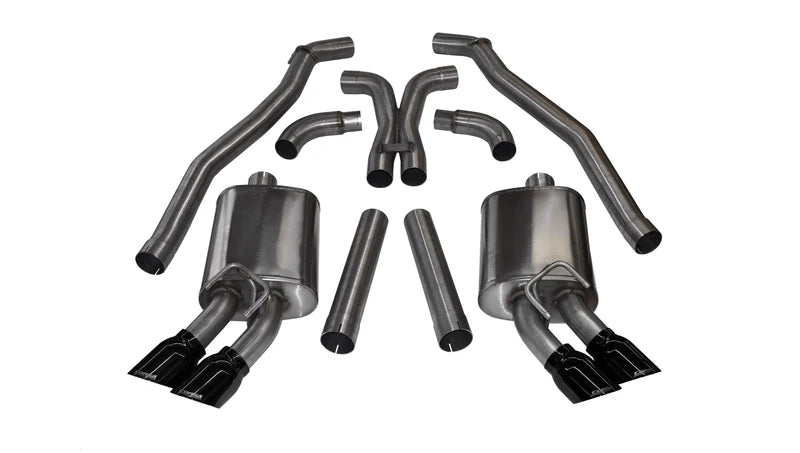 Sport / Cat-Back 4.0 in Twin Tips | 2012-15 Camaro ZL1 Coupe, 2010-15 SS 1LE (14971 / 14971BLK)