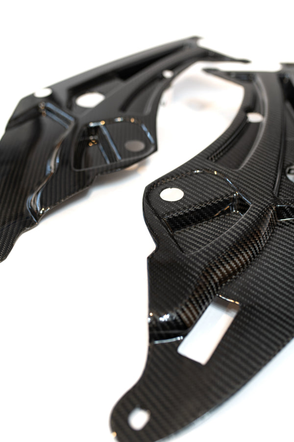 G8X Dry Carbon Fiber Headlight Covers