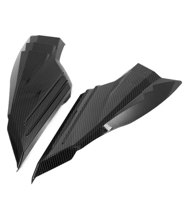 Painted Carbon Fiber Rear Intake Port Trim For Corvette C8 Z51 Z06 E-Ray Coupe 2020-2026