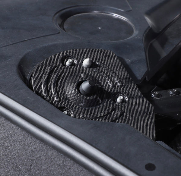 CForce Performance C8 Corvette Carbon Fiber Rear Strut Tower Covers Coupe Only