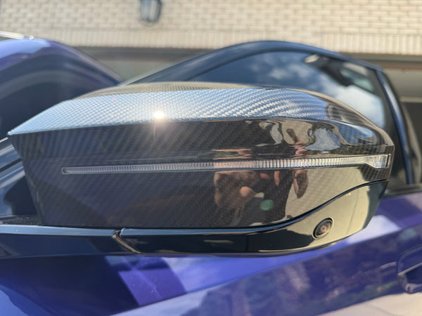 G90/G99 M5 Style Dry carbon Fiber Mirror Covers