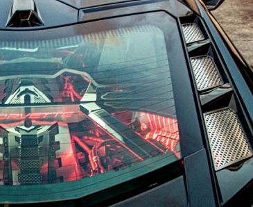 2020+ C8 Corvette - Perforated Rear Hood Vent Inserts 6Pc | Polished Finish