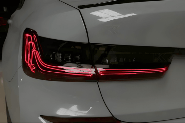 BMW 3 Series G20 G28 Red and Smoked CSL Style Laser Tail Lights (2019-2024)