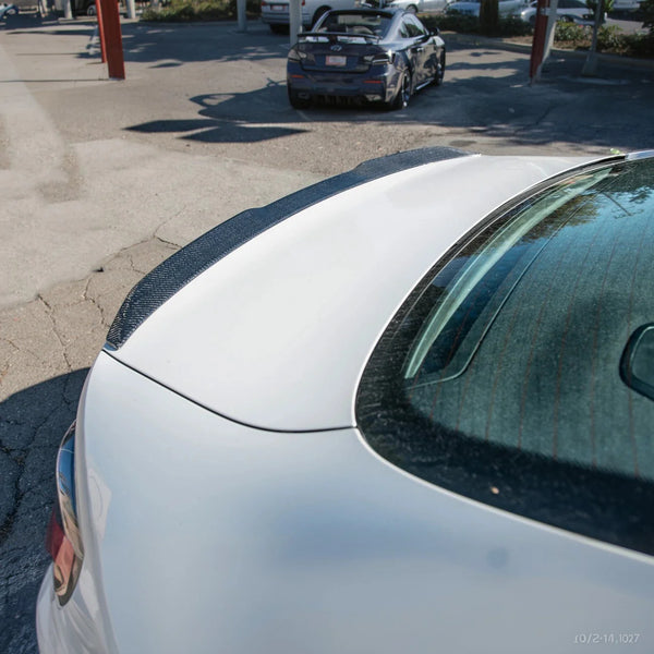 2021-Up BMW G82 M4 Carbon Fiber Rear Truck Spoiler