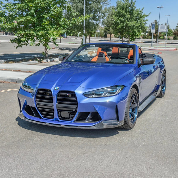 2021-Up BMW G80 M3 G82 G83 M4 Carbon Fiber Front Lip Splitter & Side Skirts