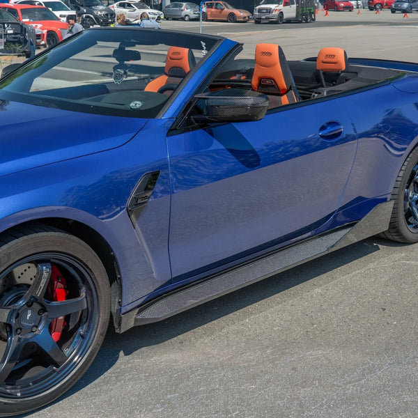 2021-Up BMW G80 M3 G82 G83 M4 Carbon Fiber Front Lip Splitter & Side Skirts