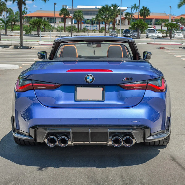 2021-Up BMW G82 G83 M4 M-Performance Rear Apron Lip Splitter