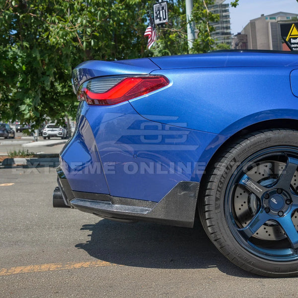 2021-Up BMW G82 G83 M4 M-Performance Rear Apron Lip Splitter