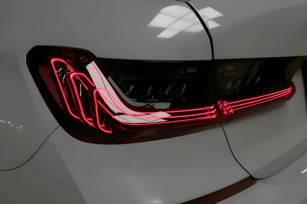 BMW 3 Series G20 G28 Red and Smoked CSL Style Laser Tail Lights (2019-2024)