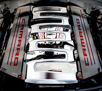 2016-2021 Camaro SS - Plenum Cover 9pc | Brushed/Polished Stainless Steel