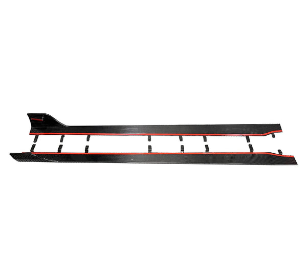 G87 Dry Carbon Fiber AT Style Side Skirts