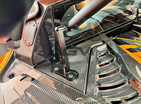 AGM C8 Carbon Fiber Engine Appearance Corner Covers