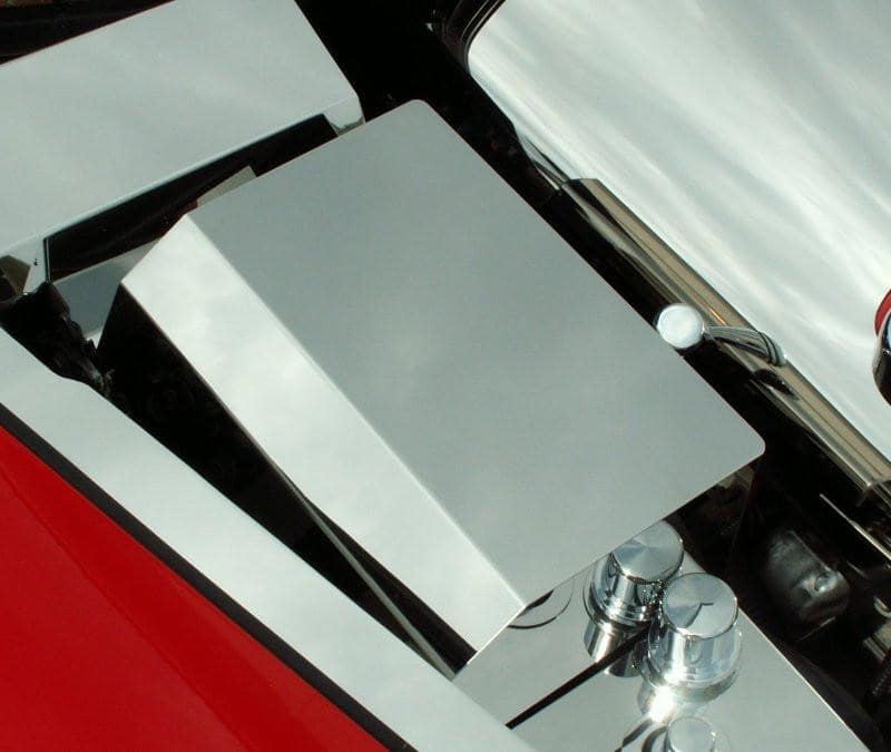2005-2013 C6 Corvette - Fuse Box Cover | Polished Stainless Steel