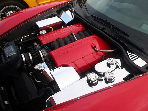 2005-2013 C6 Corvette - Chrome Button Screw Cover 60Pc Kit | Classic Chrome