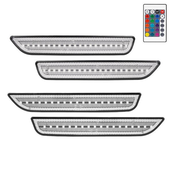 2010-2014 Ford Mustang RGB Clear LED Side Markers
