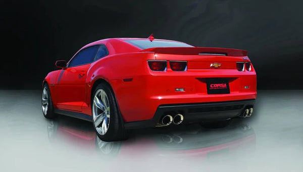 Sport / Cat-Back 4.0 in Twin Tips | 2012-15 Camaro ZL1 Coupe, 2010-15 SS 1LE (14971 / 14971BLK)