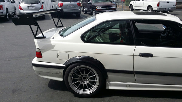BMW E36 Coupe GT250 Carbon Fiber Adjustable Wing