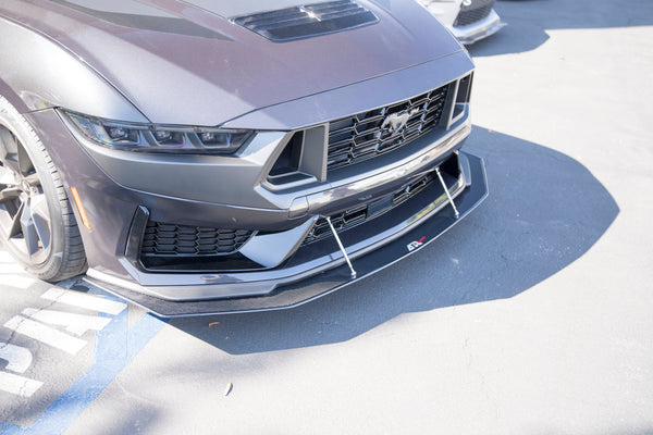 Ford Mustang Carbon Fiber Dark Horse Base Front Wind Splitter 2024 - 2024