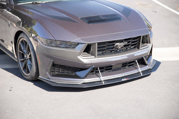Ford Mustang Carbon Fiber Dark Horse Base Front Wind Splitter 2024 - 2024