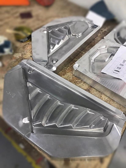 AGM C8 Corvette Carbon Fiber & Painted to match Engine Appearance Mid-Covers