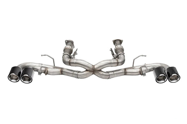 Corsa 3.0 in Cat-Back 4.5 in Pro-Series Tips | 2020+ Corvette C8 (w/o Factory NPP) (21102, 21104)