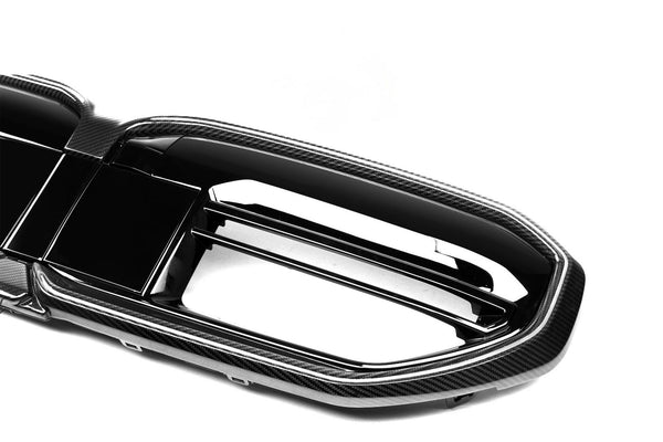 G90/G99 M5/G60 5 SERIES DRY CARBON FIBER SQ FRONT GRILL REPLACEMENT