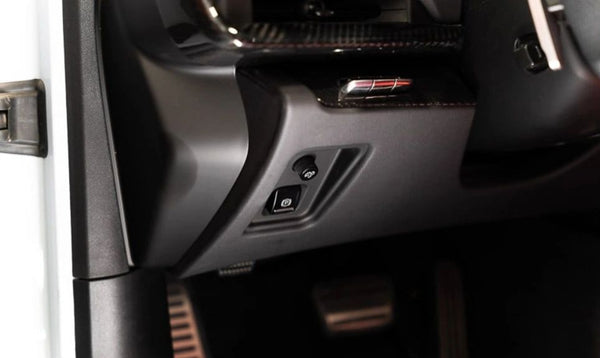 CForce Performance C8 Corvette Carbon Fiber Parking Brake Panel Cover