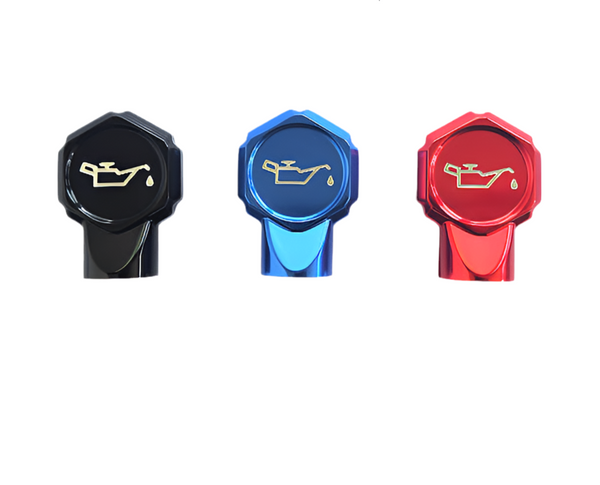 C8 Corvette Flags Billet Oil Dipstick Cover - GM Licensed Product