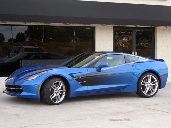 2014-2019 C7 Corvette Stingray - Side Graphic Sport Fade | Premium Vinyl