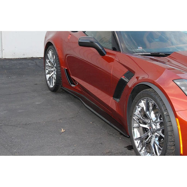 Carbon Fiber Side Rocker Extensions C7 Z06