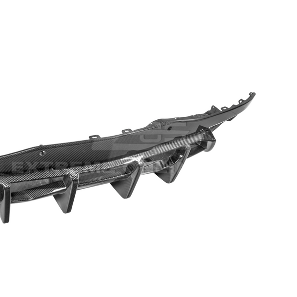 2020+ Corvette C8 Dry Carbon Fiber Rear Bumper Diffuser Quad Exit