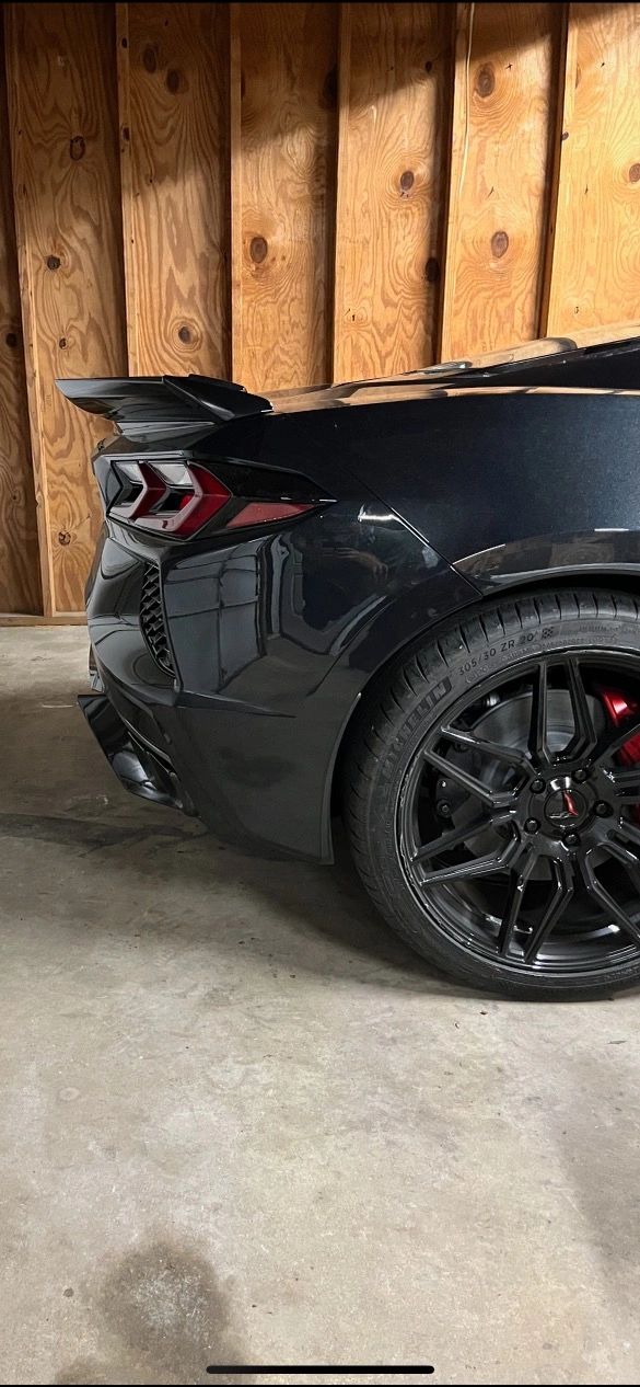 C8 Corvette Stingray Z06 Style Rear Ducktail Spoiler Carbon Flash or Carbon Fiber