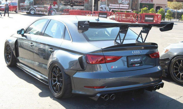 Audi S3 GTC-300 67" Adjustable Wing 2013-2016