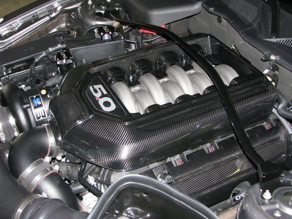 Carbon Fiber Ford Mustang GT 5.0 Engine Plenum Cover 2011-2014 (Manual Trans.)