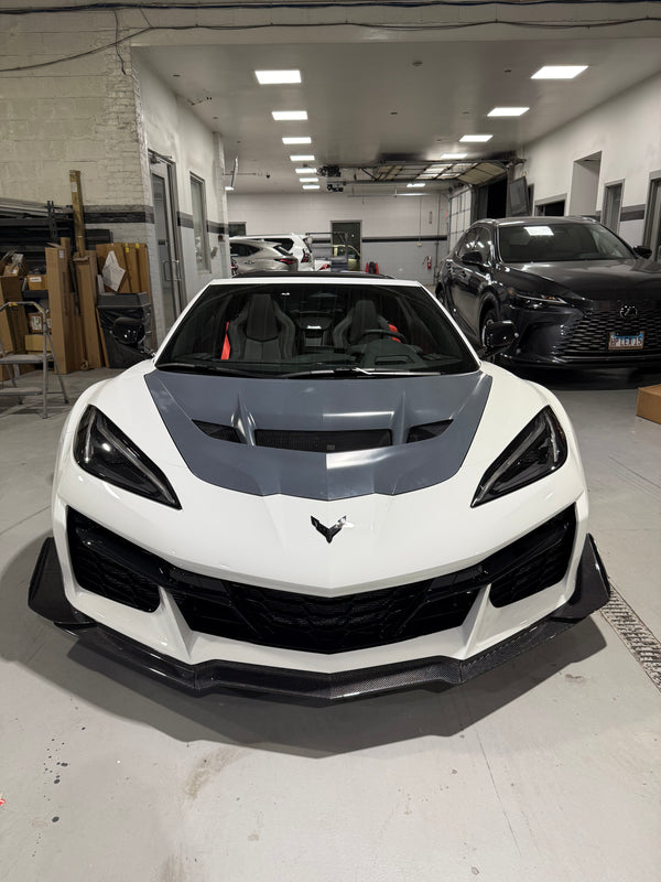 OEM Functional C8 ZR1 Hood With All Hardware and Ducts
