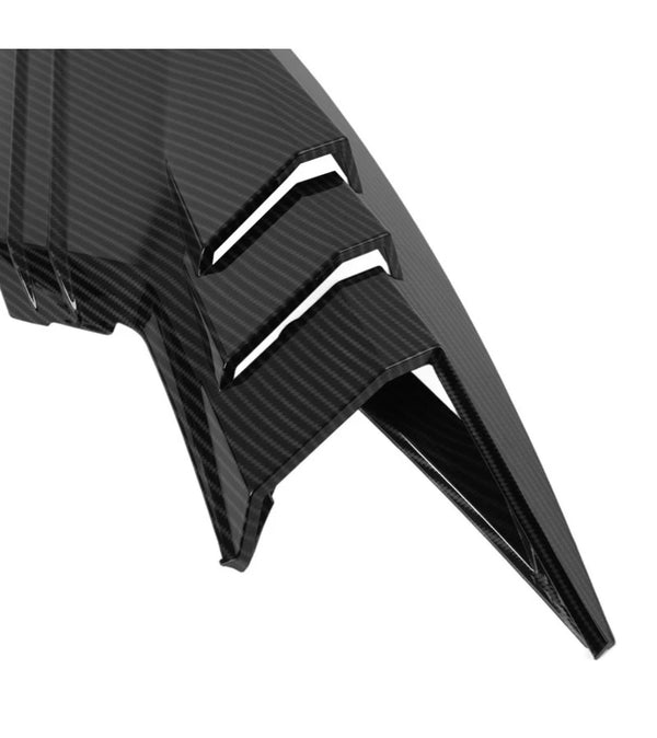 Painted Carbon Fiber Rear Intake Port Trim For Corvette C8 Z51 Z06 E-Ray Coupe 2020-2026