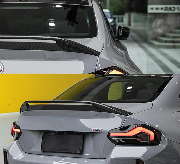 G87 Dry Carbon Fiber AD Style High Kick Trunk Spoiler