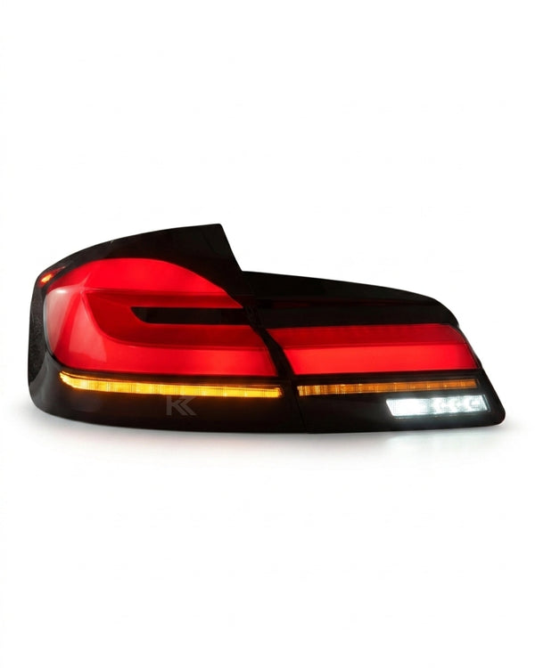 BMW 5-Series F10 F18 Clear (G30 Style) Tail Lights 2011-2017
