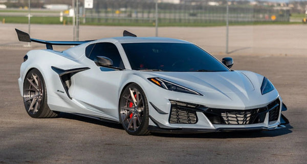 AGM C8 Corvette Z06/ERay ZR1 High Wing (Visible Carbon / Carbon Flash Metallic)