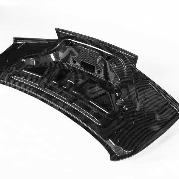 2010-2013 Camaro Type-X Double Sided Gloss Carbon Fiber Trunk W/ Integrated Spoiler