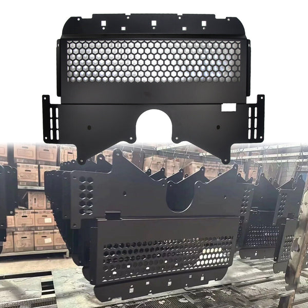 New Oil Cooler Skid Plate Underhood Shield For BMW G80 M3 G82 M4 G87 M2 Hexagonal Hole