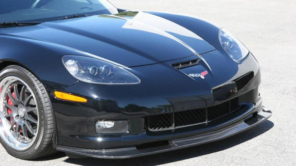 Chevrolet Corvette C6 Z06 Front Air Dam/ Splitter/ Lip Version 2 w/ Bumper Reinforcement 2006-2013 ( Z06 / GS only)