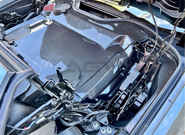 AGM C8 Corvette HTC Carbon Fiber Ultimate Engine Bay Package (All Models)