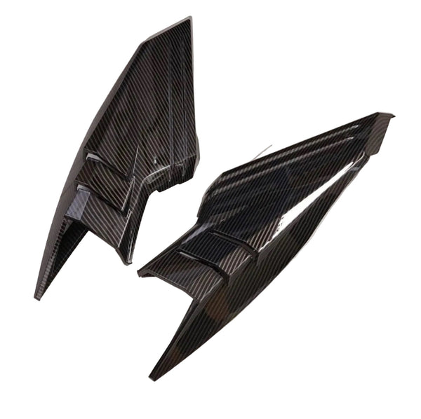 PC Plastic Painted Carbon Fiber Rear Intake Port Trim For Corvette C8 Z51 Z06 E-Ray GS Coupe Only 2020-2027