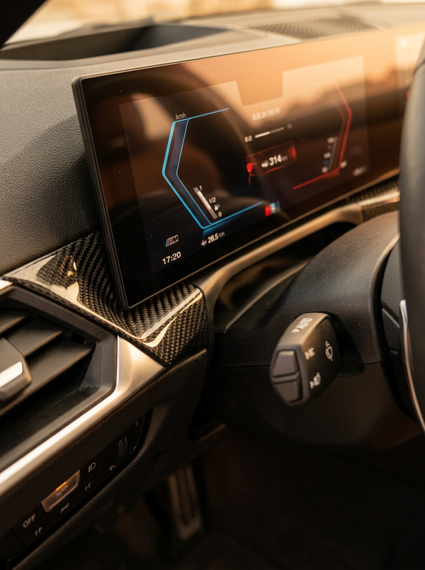 BMW 3/4 Series G80/G81/G82/G83/G87 Carbon Fiber Dashboard Trim (2021+)